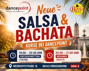 💃🕺 Neue Bachata & Salsa Kurse in Königsbrunn! 🌴