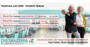 Neue Disco-Fox Tanzkurse im Juni 2026 in Speyer