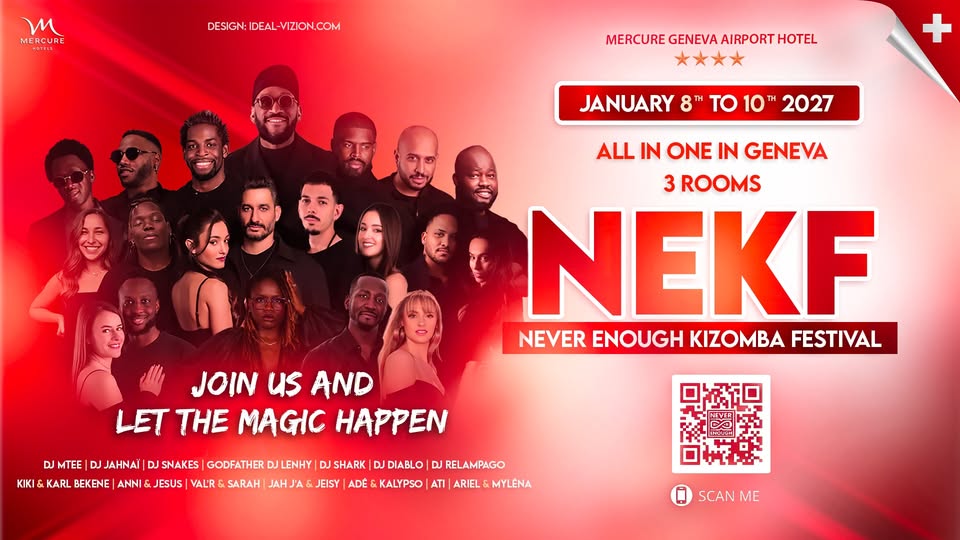 NEVER ENOUGH KIZOMBA FESTIVAL #5 – GENEVA ALL IN ONE