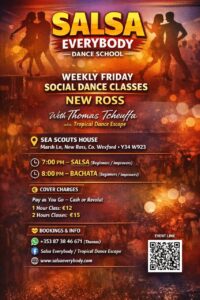 NEW ROSS – WEEKLY SOCIAL DANCE CLASSES – NEW ROSS