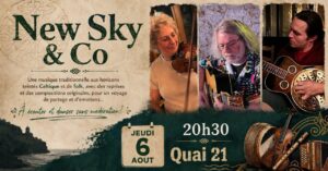 New Sky & Co~JEUDI 6 août~20h30~Concert en extérier