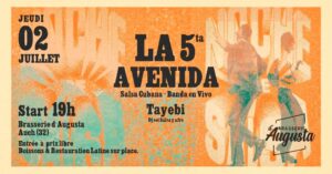 Noche de Salsa ! Concert live – La Quinta Avenida + Tayebi DJ set