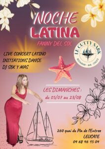 Noche LATINA : bateau, música Latina & Soleil ☀️