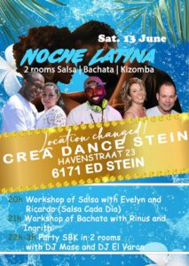 NOCHE LATINA #Sat. 13 June 2026 # Crea Dance Stein