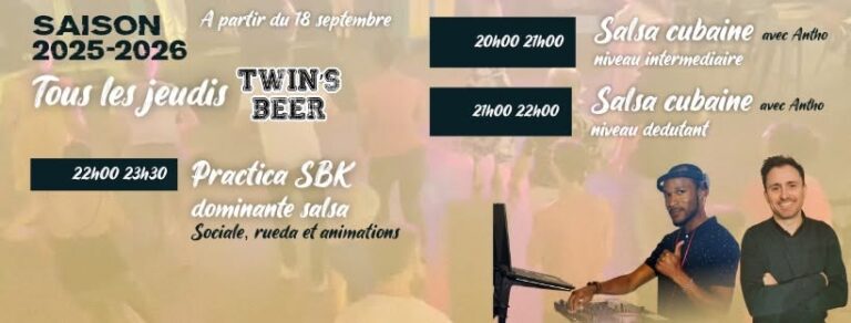 Noche Salsa – cours et soirée hebdo