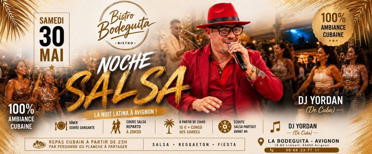 NOCHE SALSA Y MÁS Repas cubain