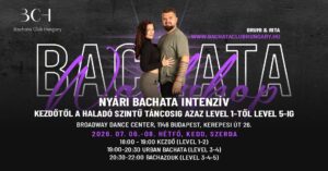 ☀️ NYÁRI BACHATA INTENZÍV júliusban – Brumi & Rita ☀️