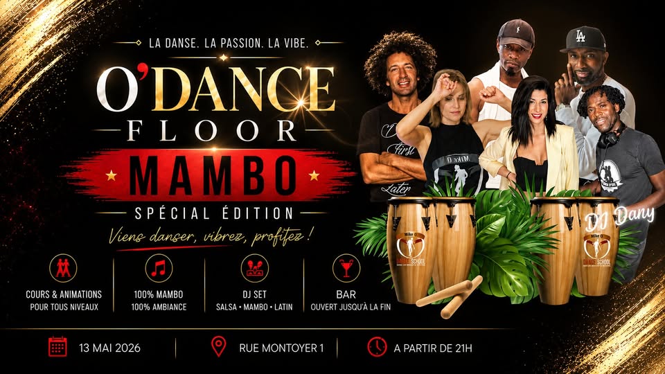 O&rsquo;DANCE CLASSES Every Wednesday In Brussels