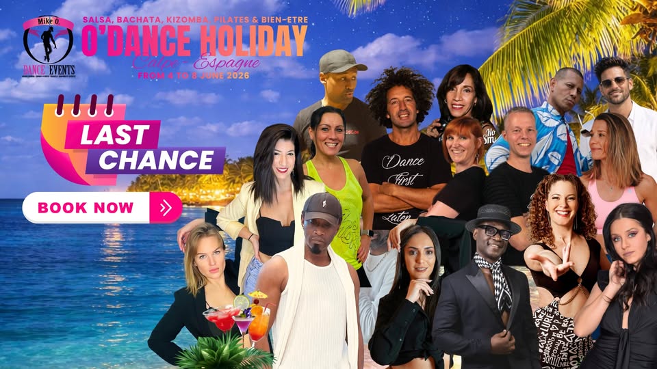 O&rsquo;DANCE HOLIDAY IN SPAIN – Danses Latines, Pilates & Bien-Etre