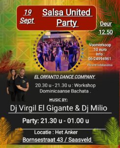 Party en workshop Dominicaanse Bachata