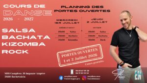 PORTES OUVERTES – 1 et 2 juillet – Cours de danse la Tour-Du-Pin