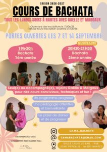PORTES OUVERTES : COURS DE BACHATA AVEC GAËLLE ET MARGAUX