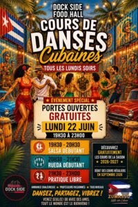 🎉 Portes Ouvertes Danses Cubaines – Zumasso & Dock Side Food Hall 🇨🇺