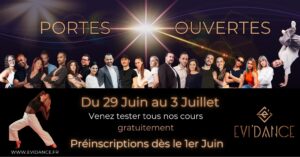 PORTES OUVERTES EVI DANCE SAISON 2026/2027