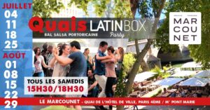 Quais LatinBox au Marcounet – Salsa Portoricaine