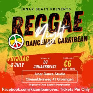 Reggae Bubbling Dancehall Carribean Party met Dj Junarbeats