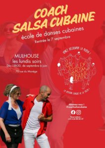 Rentrée Coach Salsa Cubaine Mulhouse 26/27