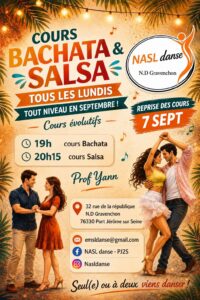 Reprise cours Salsa – NASL Danse