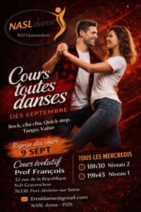 Reprise cours de danse Niv 1 – NASL Danse