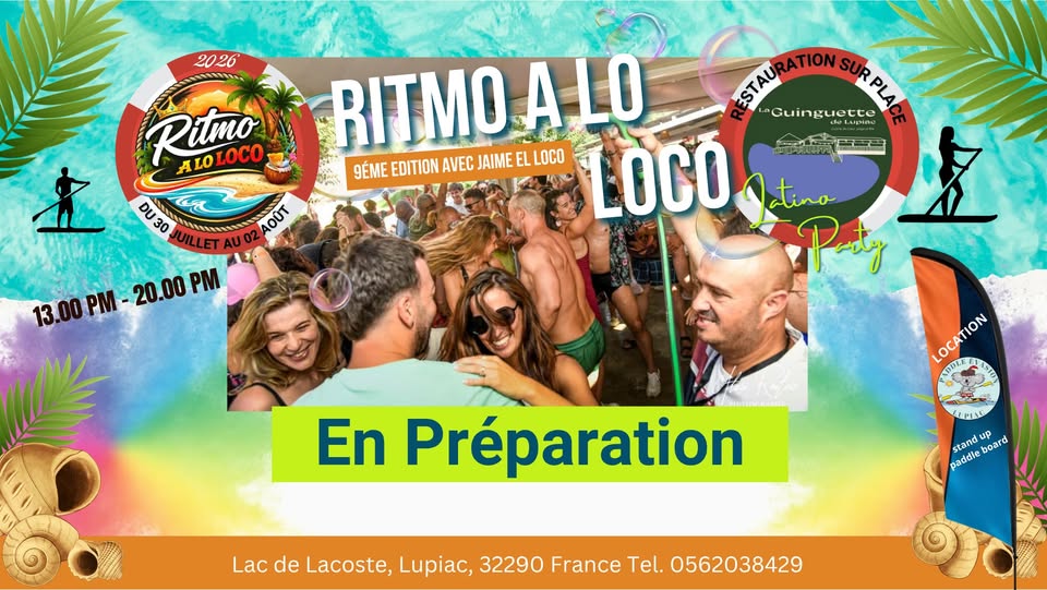 RITMO A LO LOCO à la Guinguette de LUPIAC