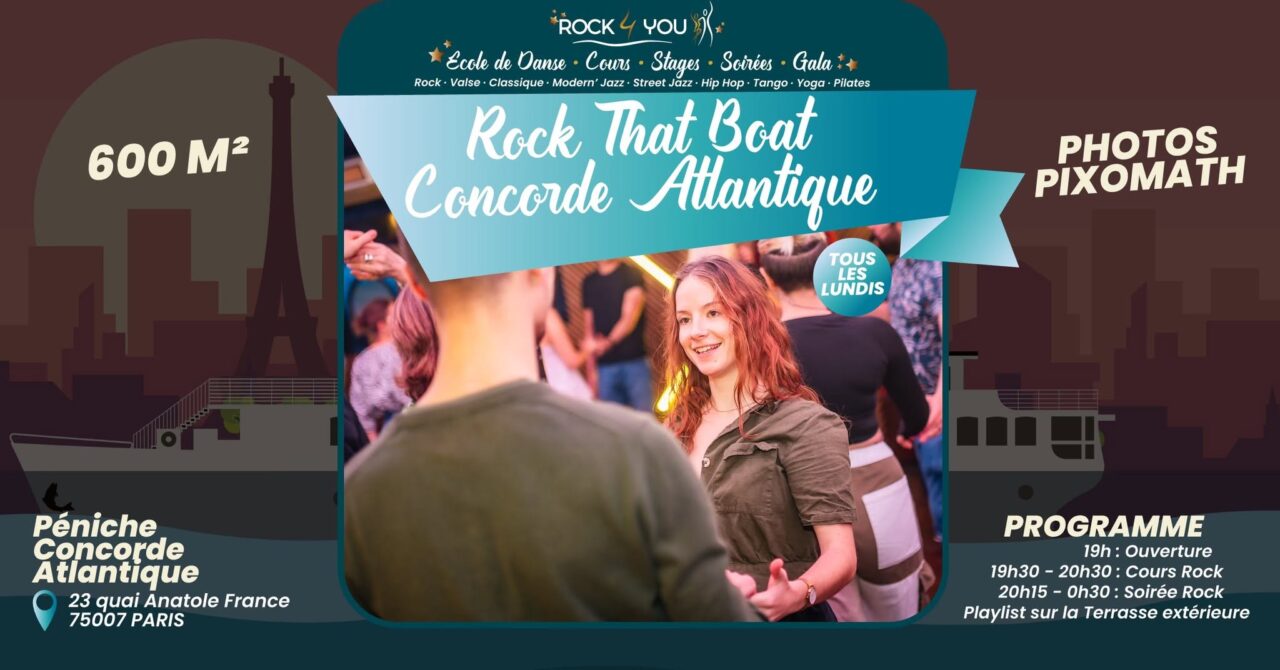 Rock That Boat – Cours + Soirée Rock 4 Temps — Paris