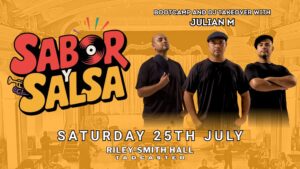 Sabor y Salsa at Riley Smith Hall – Bootcamp & DJ Takeover with Julian Mr M