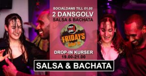 Salsa & Bachata drop-in 31 juli på Stockholm Salsa Dance!