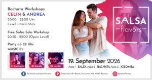 Salsa, Bachata & Kizomba Flavors