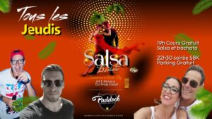 Salsa Bachata SBK tous les Jeudis au Paddock Perpignan