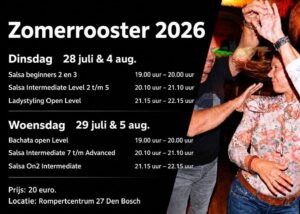 Salsa & Bachata zomercurcus bij Salsa L.A. Dance Company