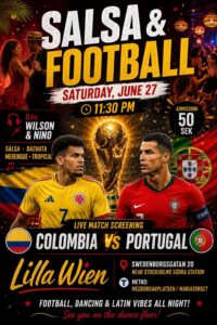 ⚽🔥🎶🎼 Salsa & Football! Colombia 🇨🇴 vs Portugal 🇵🇹 🎼🎶🔥⚽