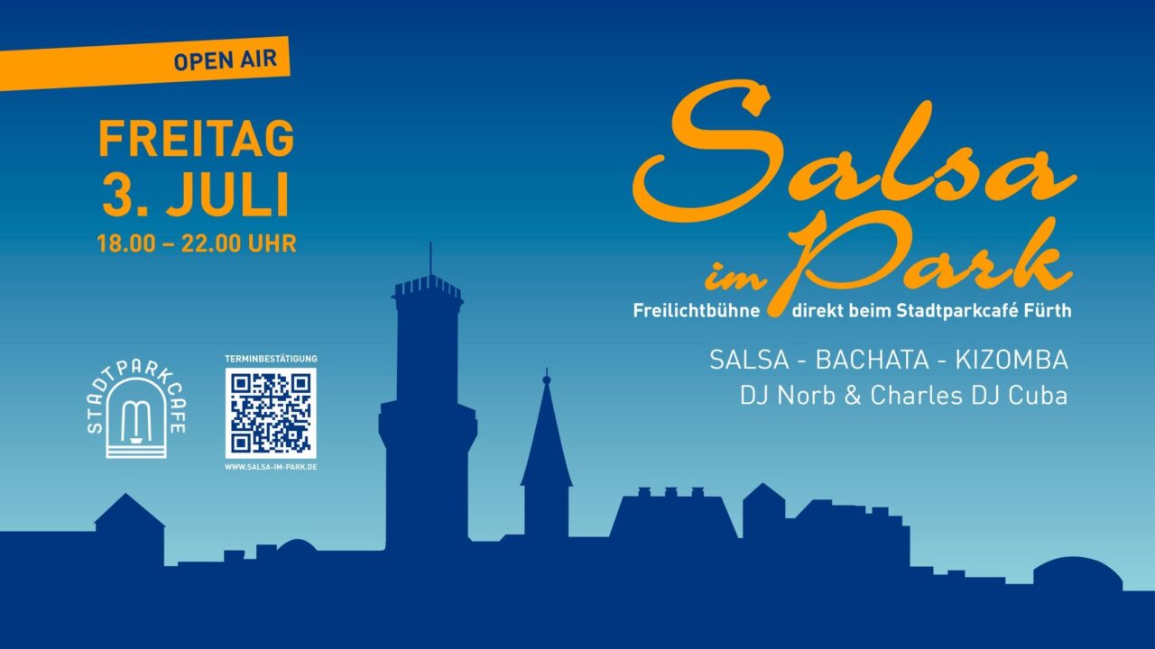 Salsa im Park – Tanzen unter freiem Himmel im Fürther Stadtpark