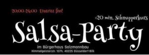 Salsa – Kizomba & Bachata Party im Bürgerhaus Salzmannbau Bilk mit Workshop