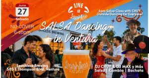 SALSA Latino Dancing in Ventura! NO COVER! 6-10pm. Salsa Class at 6pm