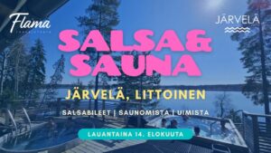 Salsa & Sauna Järvelässä la 14.8.