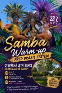 🌴 SAMBA WARM-UP PŘED BRASIL FESTEM