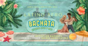 Samedi BACHATA Initiation et soirée Latino Afro – Narbonne Plage