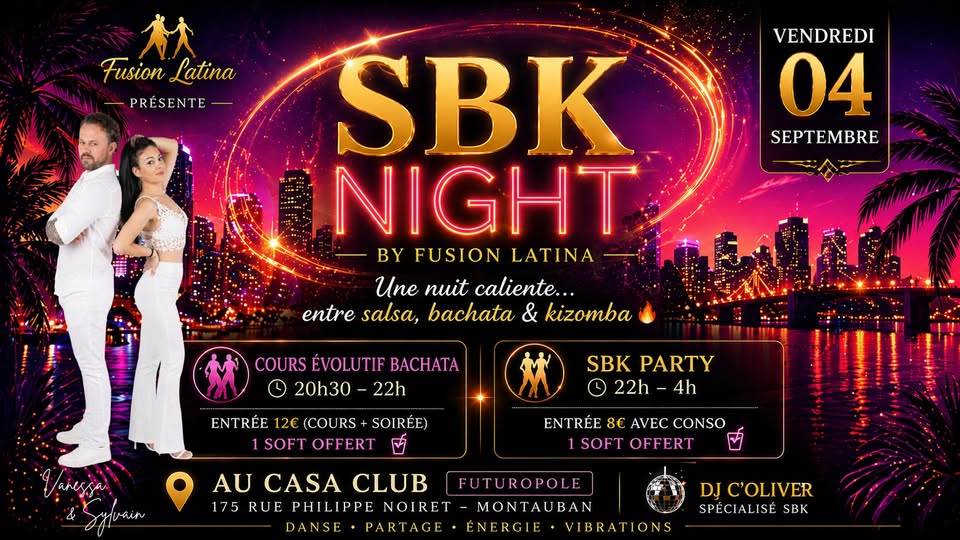 SBK Night By Fusion Latina au Casa Club