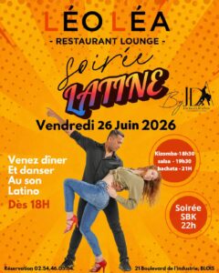 SBK Vendredi | SOIRÉE DE FIN DE SAISON | DÎNER & DANSE | LÉO LÉA | BLOIS | Jose LATINO |