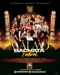 ★Scandinavian’s biggest bachata festival • Malmö Bachata Festival (Sweden) • 25-27 Sep 2026★