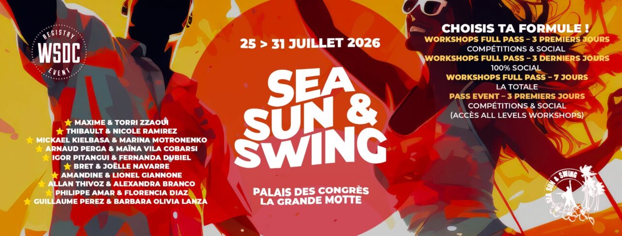 ☀️ Sea Sun & Swing 2026 🇫🇷 WSDC Registry Event