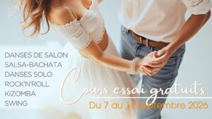 Semaine de Cours d&rsquo;essai GRATUITS