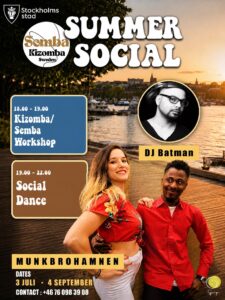 Semba/ Kizomba – Summer classes ☀️