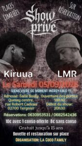 Show privé kiruua et lmr
