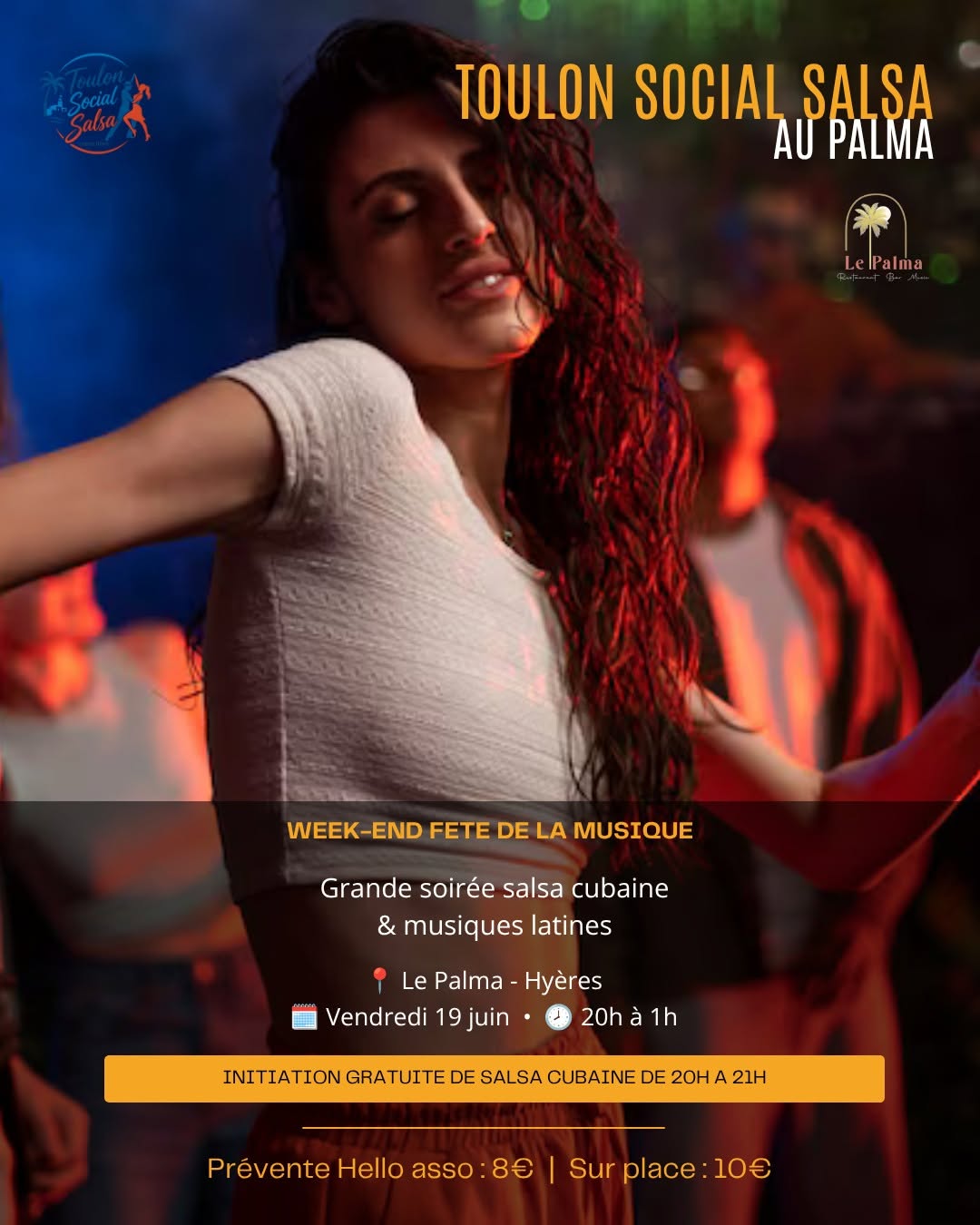 Sociale salsa cubaine & latino – avant dernière avant septembre
