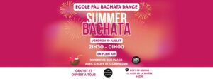 Soirée Bachata en plein air avec l&rsquo;école Pau Bachata Dance