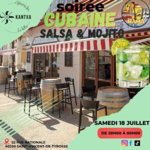 SOIRÉE CUBAINE/ SALSA Y MOJITO