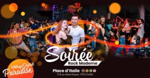 Soirée Danse Rock 4 Temps Moderne & Cours à Place d&rsquo;Italie