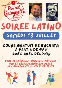 Soirée Latino, cours gratuit à 19 h