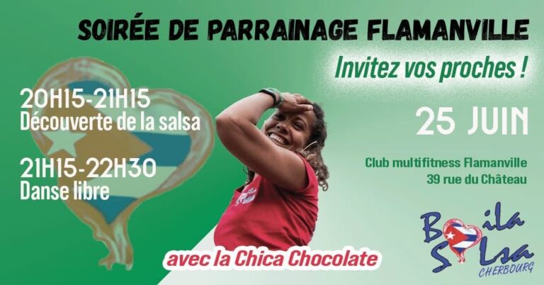 Soirée parrainage et découverte de la Salsa SECTEUR OUEST